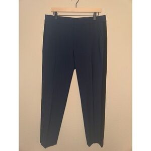 Kate Spade Wool Trouser Pants Size 10 Navy with Black‎ Panel
